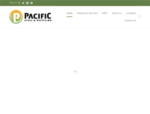 Tablet Screenshot of pacific-steel.com